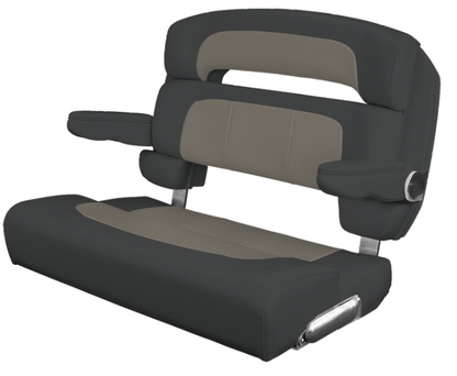 Suncoast Marine and Auto offers TACO MARINE Custom Capri Helm Bench Seat, 36" Capriccio Charcoal