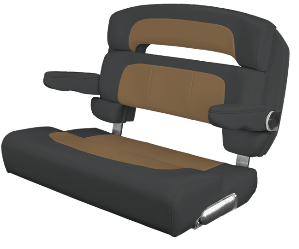 Suncoast Marine and Auto offers TACO MARINE Custom Capri Helm Bench Seat, 36" Capriccio Charcoal