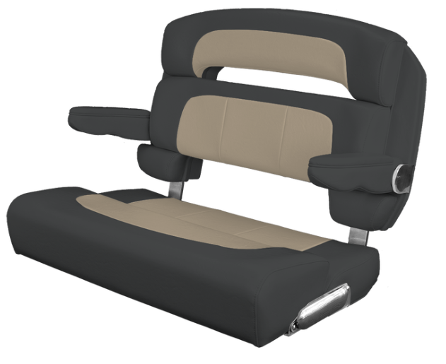 Suncoast Marine and Auto offers TACO MARINE Custom Capri Helm Bench Seat, 36" Capriccio Charcoal