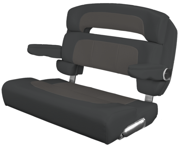 Suncoast Marine and Auto offers TACO MARINE Custom Capri Helm Bench Seat, 36" Capriccio Charcoal