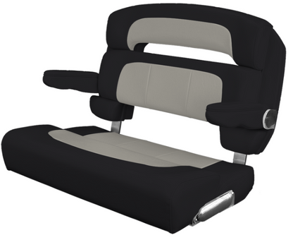 Suncoast Marine and Auto offers TACO MARINE Custom Capri Helm Bench Seat, 36" Capriccio Black