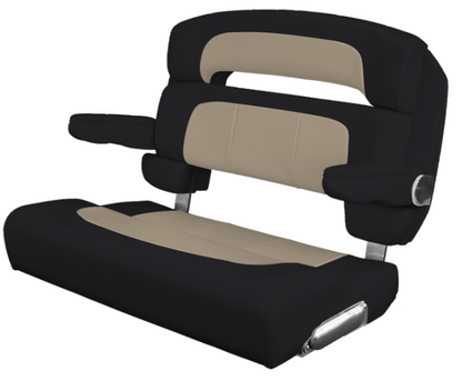 Suncoast Marine and Auto offers TACO MARINE Custom Capri Helm Bench Seat, 36" Capriccio Black