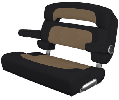 Suncoast Marine and Auto offers TACO MARINE Custom Capri Helm Bench Seat, 36" Capriccio Black