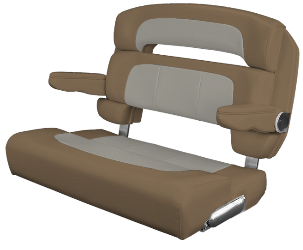 Suncoast Marine and Auto offers TACO MARINE Custom Capri Helm Bench Seat, 36" Capriccio Heather Beige