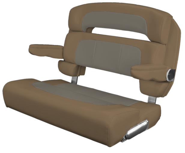 Suncoast Marine and Auto offers TACO MARINE Custom Capri Helm Bench Seat, 36" Capriccio Heather Beige