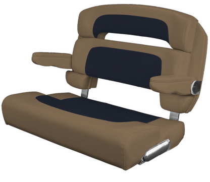 Suncoast Marine and Auto offers TACO MARINE Custom Capri Helm Bench Seat, 36" Capriccio Heather Beige