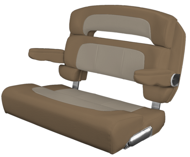 Suncoast Marine and Auto offers TACO MARINE Custom Capri Helm Bench Seat, 36" Capriccio Heather Beige