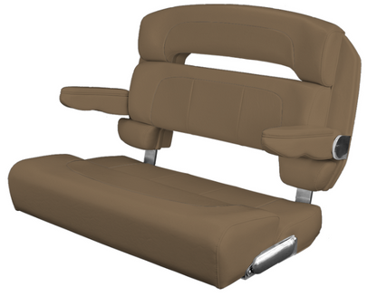 Suncoast Marine and Auto offers TACO MARINE Custom Capri Helm Bench Seat, 36" Capriccio Heather Beige