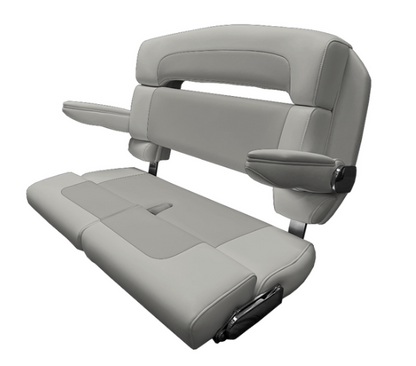 Suncoast Marine and Auto offers TACO MARINE 40" Custom Capri Helm Bench, Double Bolster, Capriccio Salt