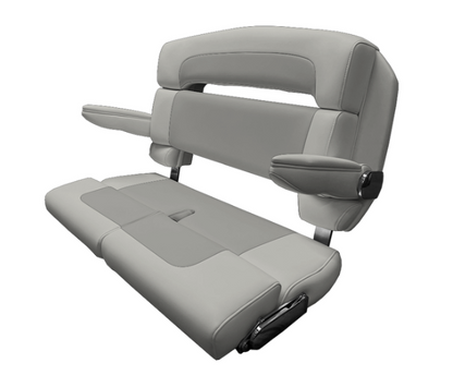 Suncoast Marine and Auto offers TACO MARINE 40" Custom Capri Helm Bench, Double Bolster, Capriccio Salt