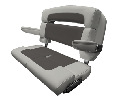 Suncoast Marine and Auto offers TACO MARINE 40" Custom Capri Helm Bench, Double Bolster, Capriccio Salt