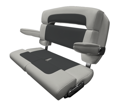 Suncoast Marine and Auto offers TACO MARINE 40" Custom Capri Helm Bench, Double Bolster, Capriccio Salt