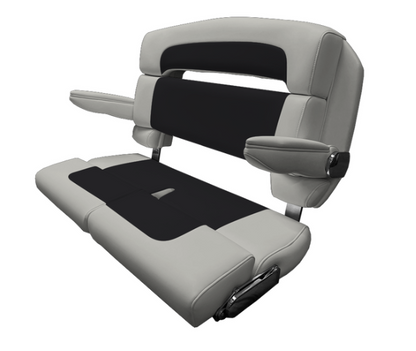 Suncoast Marine and Auto offers TACO MARINE 40" Custom Capri Helm Bench, Double Bolster, Capriccio Salt