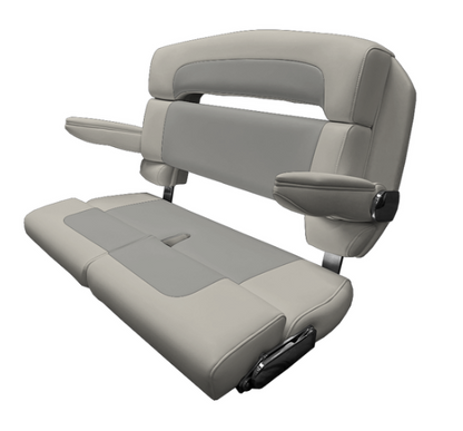 Suncoast Marine and Auto offers TACO MARINE 40" Custom Capri Helm Bench, Double Bolster, Capriccio Cloud