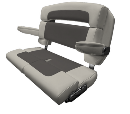 Suncoast Marine and Auto offers TACO MARINE 40" Custom Capri Helm Bench, Double Bolster, Capriccio Cloud
