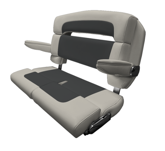 Suncoast Marine and Auto offers TACO MARINE 40" Custom Capri Helm Bench, Double Bolster, Capriccio Cloud