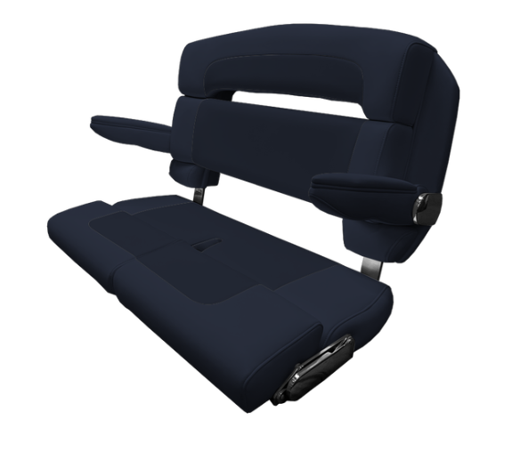 Suncoast Marine and Auto offers TACO MARINE 40" Custom Capri Helm Bench, Double Bolster, Capriccio Navy