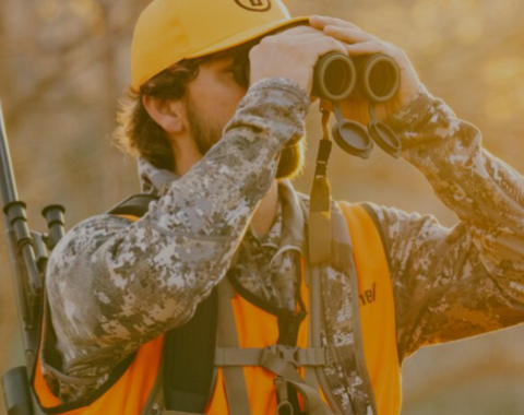 This collection features high-quality binoculars and spotting scopes, including the Simmons ProSport, ProHunter, and Venture series,