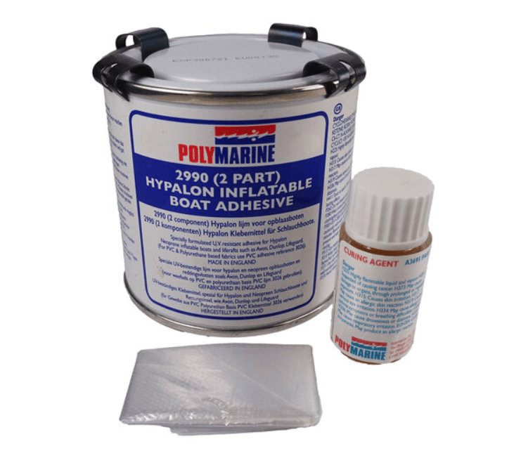 Suncoast Marine and Auto offers POLY MARINE 2-Part Hypalon Inflatable Boat Adhesive (2990)