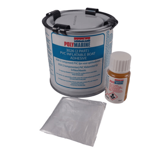 Suncoast Marine and Auto offers POLY MARINE 2-Part PVC Inflatable Boat Adhesive (3026)