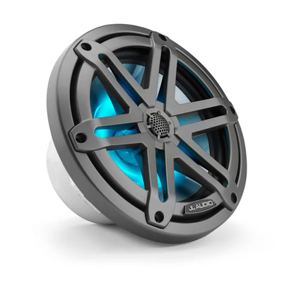 Suncoast Marine and Auto offers JL Audio® M3 Marine Speakers 7.7" with LED and Gray Sport Grille (M3-770X-S-Gm-i)