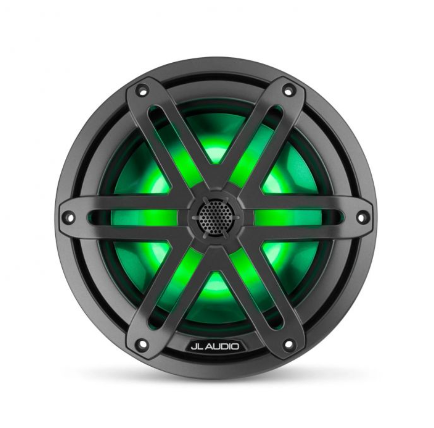 Suncoast Marine and Auto offers JL Audio® M3 Marine Speakers 7.7" with LED and Gray Sport Grille (M3-770X-S-Gm-i)