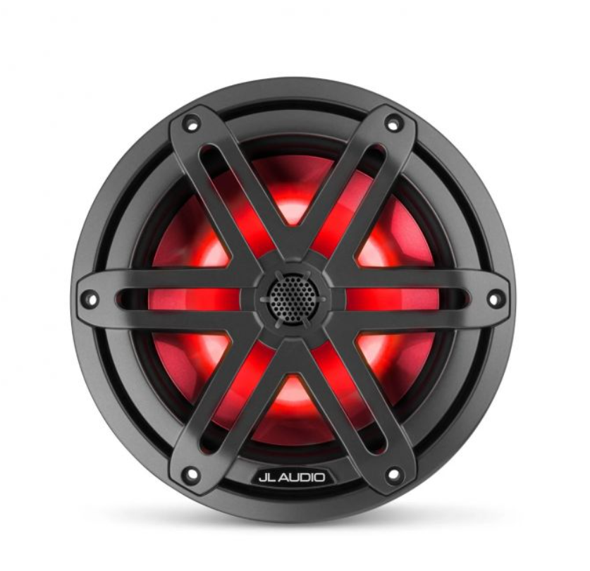 Suncoast Marine and Auto offers JL Audio® M3 Marine Speakers 7.7" with LED and Gray Sport Grille (M3-770X-S-Gm-i)