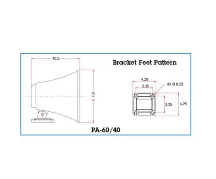 Suncoast Marine and Auto offers Newmar PA60/40 Deck Horn [PA60/40]