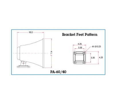 Suncoast Marine and Auto offers Newmar PA60/40 Deck Horn [PA60/40]