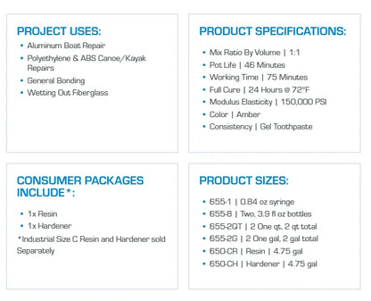 Suncoast Marine and Auto offers WEST SYSTEM G/flex Epoxy Adhesive, 2 gallons (655-2G)