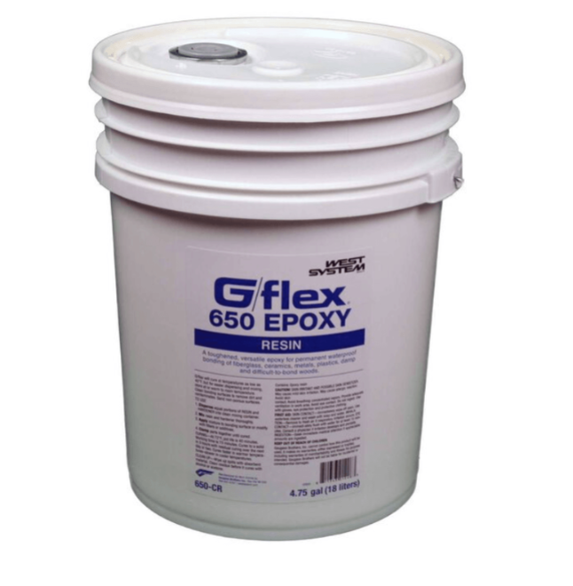 Suncoast Marine and Auto offers WEST SYSTEM G/flex 650 Liquid Epoxy, Resin and Hardener (650-2G)