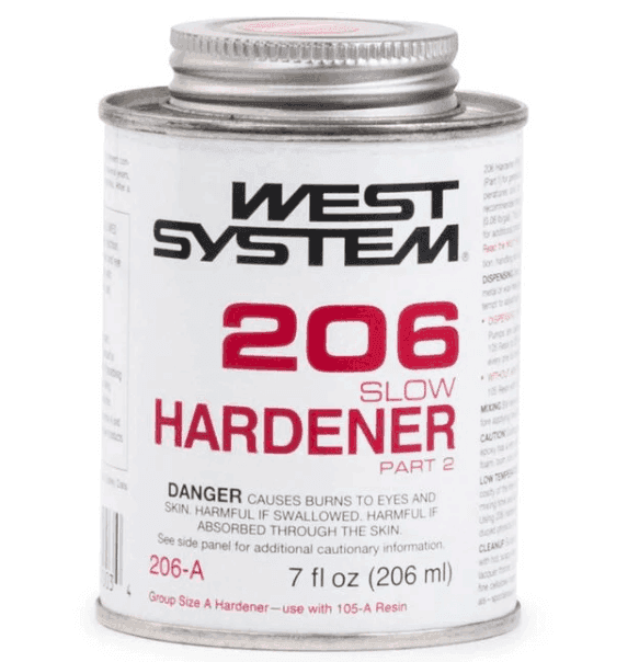 WEST SYSTEM #206 Slow Hardener, 7 oz (206-A) - Suncoast Marine & Auto Supply 