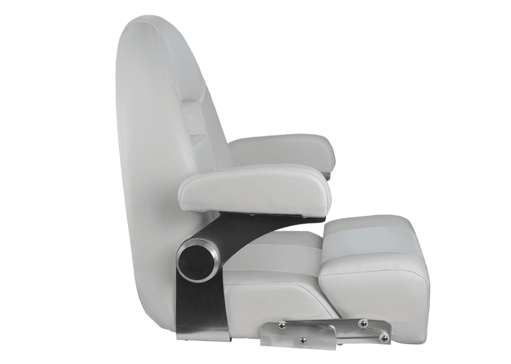 Suncoast Marine and Auto offers Springfield Center Console Helm Flip-Up - White/White [1042035-W]