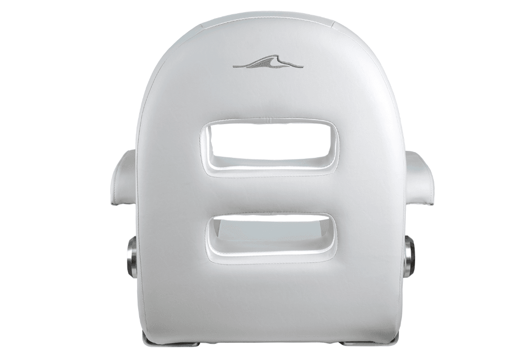 Suncoast Marine and Auto offers Springfield Center Console Helm Flip-Up - White/White [1042035-W]