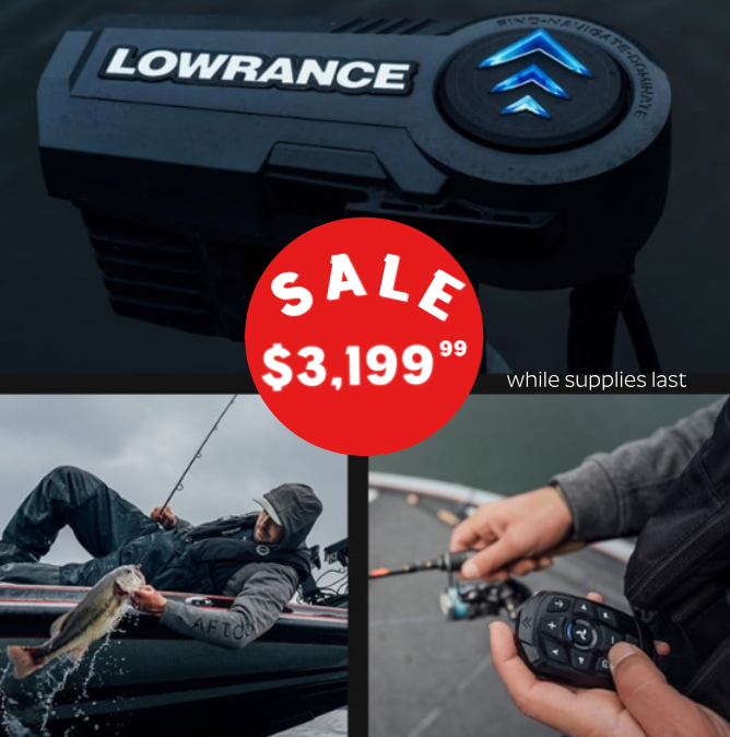 Lowrance Ghost Trolling Motor 47" Shaft f/24V or 36V on SALE now! LOW MRP PRICES