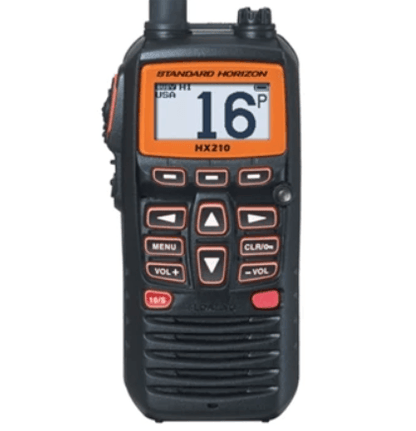 Suncoast Marine and Auto offers Standard Horizon HX210 6W Floating Handheld Marine VHF Transceiver (HX210)
