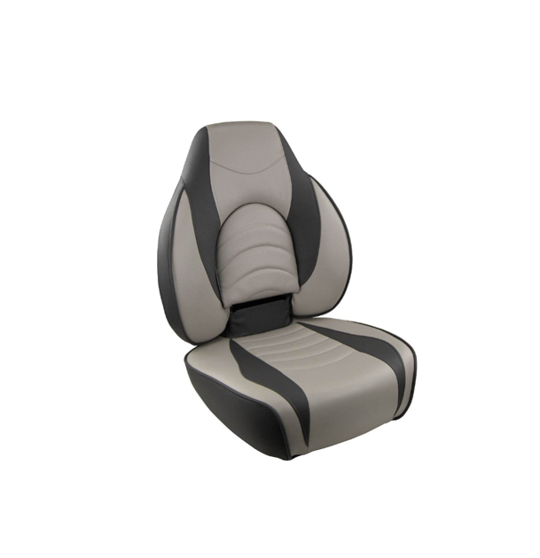 Over 100 seating options including KingPin™ Adjustable Pedestal Series, Pro Stand-Up Series with Mossy Oak camouflage patterns, and Taper-Lock™ Manual Adjustable Posts for secure, stable positioning on fishing boats, yachts, or pontoons offering ergonomic support and fold-down capabilities.