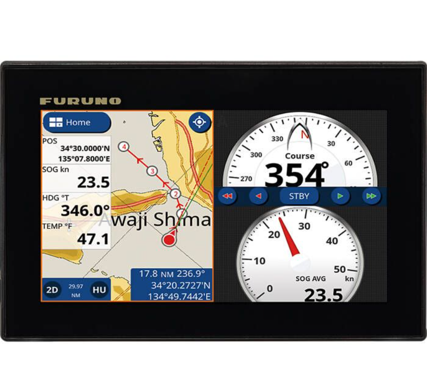 Furuno GP1971F 9" GPS/Chartplotter/Fishfinder 50/200, 600W, 1kW, Single Channel CHIRP [GP1971F]