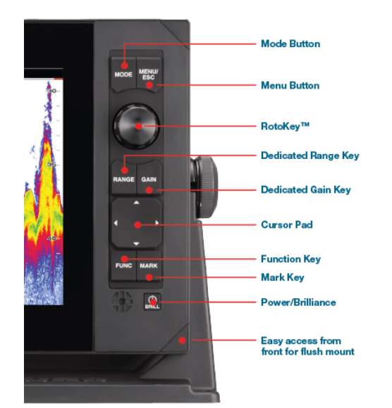 Suncoast Marine and Auto offers Furuno FCV800 CHIRP Fish Finder [FCV800]