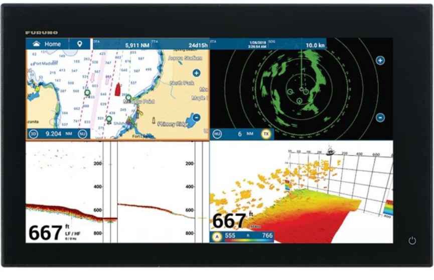 Suncoast Marine and Auto offers Furuno NavNet TZtouch3 19" MFD w/1kW Dual Channel CHIRP Sounder [TZT19F]