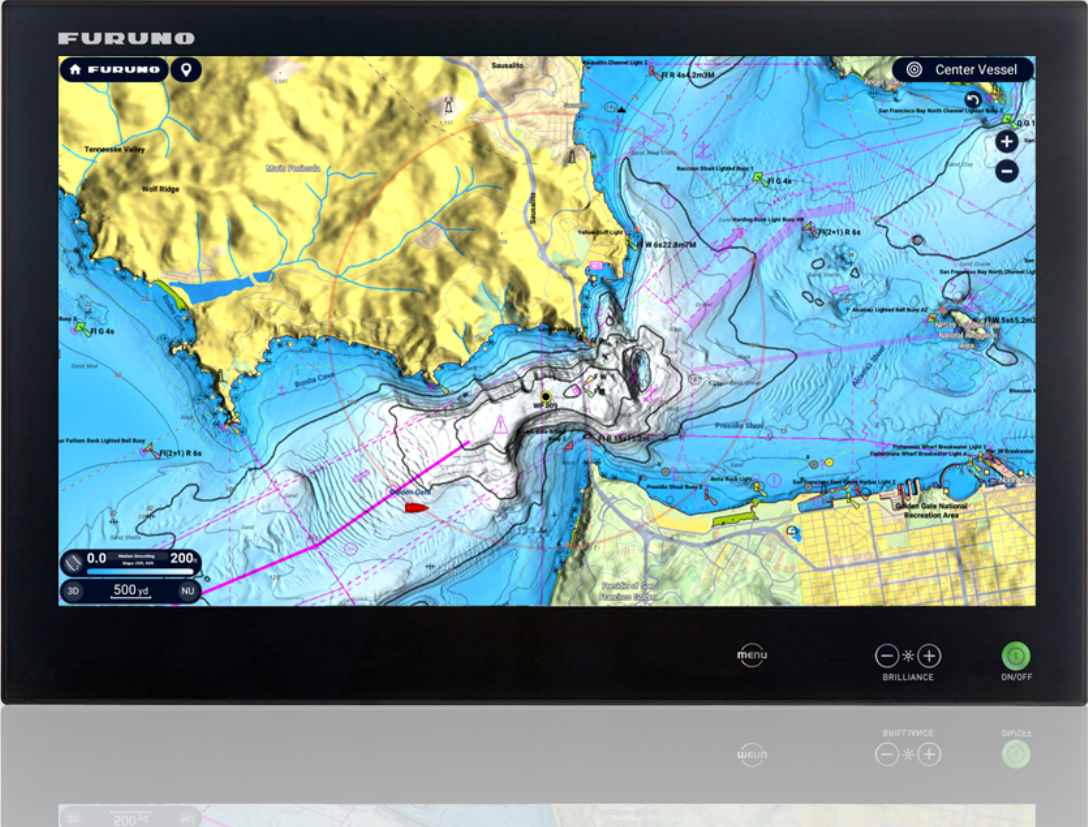 Suncoast Marine and Auto offers Furuno MU245T 24" Wide Screen Multi Touch Monitor [MU245T]