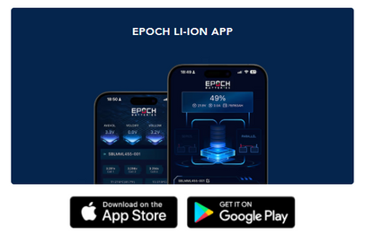 Suncoast Marine and Auto offers Epoch Battery 36V 50Ah Essential Series - Bluetooth & Heated LiFePO4 (3650A-H)