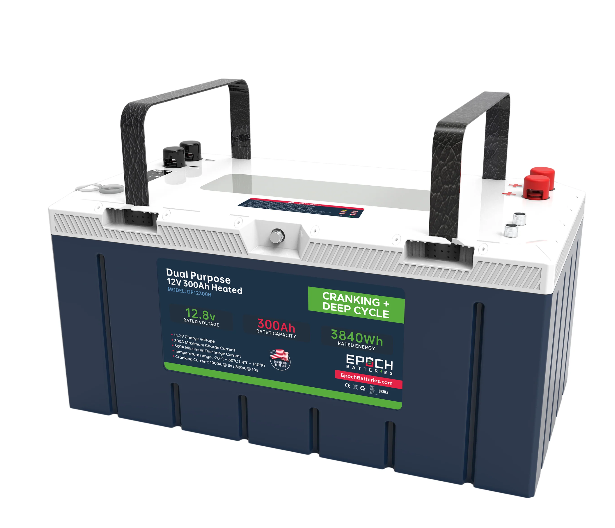 Suncoast Marine and Auto offers Epoch Battery 12V 300Ah Pro Series - LiFePO4 Cranking & Deep Cycle Lithium Battery (Dual Purpose) DP12300H