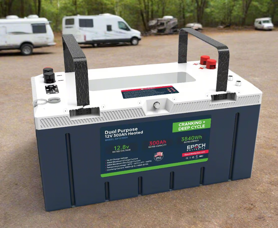 Suncoast Marine and Auto offers Epoch Battery 12V 300Ah Pro Series - LiFePO4 Cranking & Deep Cycle Lithium Battery (Dual Purpose) DP12300H
