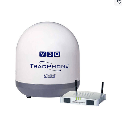 Suncoast Marine and Auto offers KVH Ultra-Compact TracPhone V30 w/DC-BDU [01-0432-01]