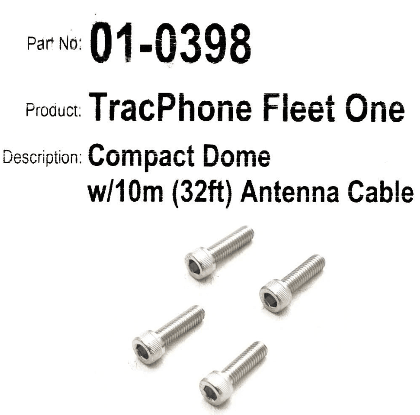 Suncoast Marine and Auto offers KVH TracPhone Fleet One Compact Dome w/10M Cable [01-0398]