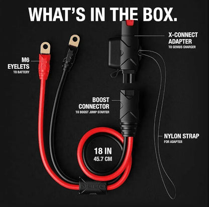 Suncoast Marine and Auto offers NOCO Boost Eyelet Cable w/ X-Connect Adapter (GBC007)