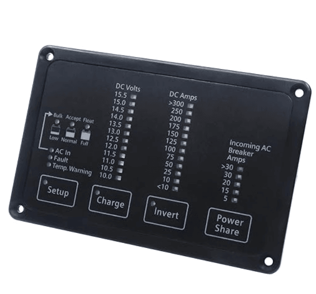 Suncoast Marine and Auto offers Xantrex Heart FDM-12-25 Remote Panel, Battery Status Freedom Inverter/Charger Remote Control [84-2056-01]