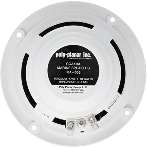 Suncoast Marine and Auto offers Poly-Planar MA-4055 5" 80 Watt Speakers - White [MA4055W]
