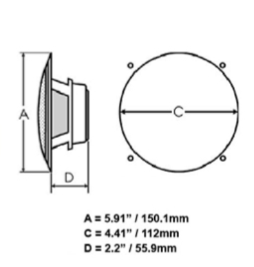 Suncoast Marine and Auto offers Poly-Planar MA-4055 5" 80 Watt Speakers - Black [MA4055B]